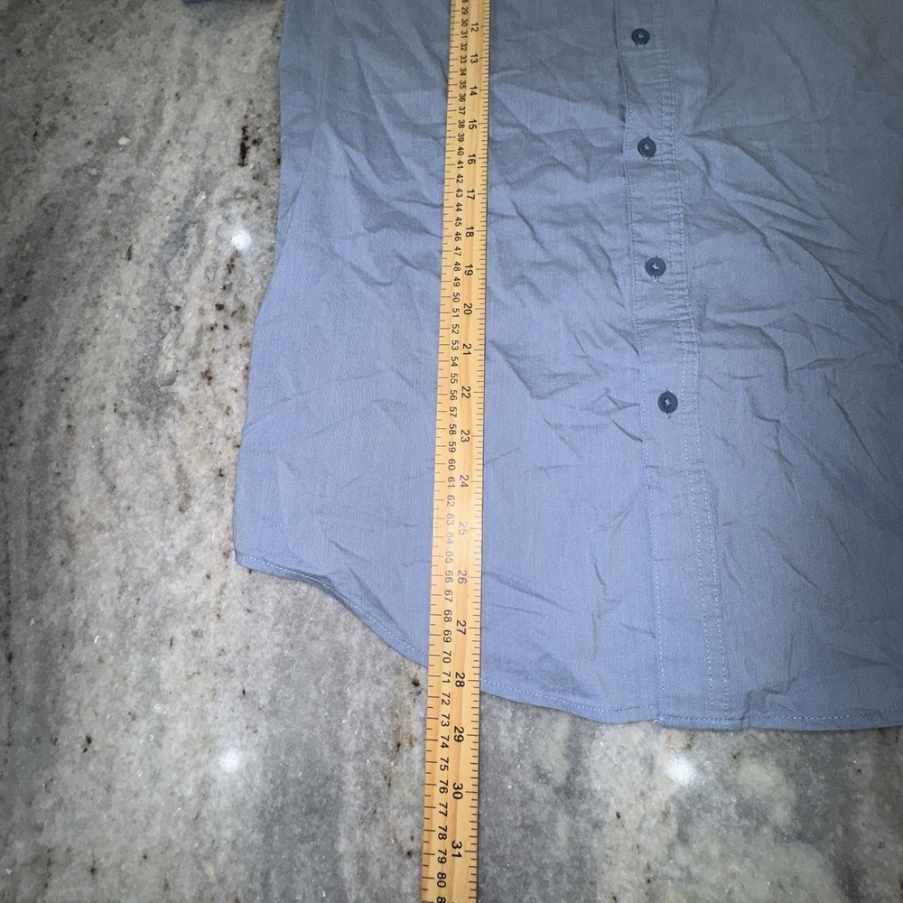 Wrangler ATG Performance Utility Mens Blue Hiking Outdoors Pocket Shirt Sz Small - Picture 5 of 8